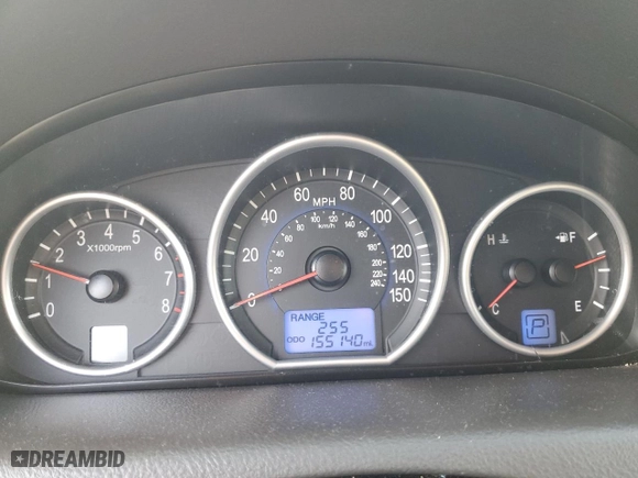2011 Hyundai Veracruz GLS with VIN KM8NU4CC2BU151095, listed as a Copart auction lot 44057785 with 155,140 mi miles and Salvage Title. Bid and sale history available at carsss.com. Image 9.