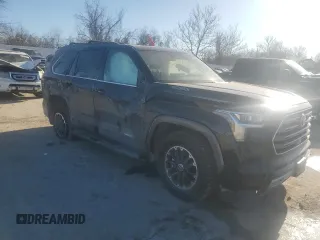 2023 Toyota Sequoia SR5 with VIN 7SVAAABA4PX016500, listed as a Copart auction lot 42773275 with Not Provided miles and Salvage Title. Bid and sale history available at carsss.com. Image 4.