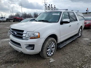 2016 Ford Expedition EL Limited with VIN 1FMJK2AT2GEF12547, listed as a Copart auction lot 47117345 with 93,079 mi miles and Salvage Title. Bid and sale history available at carsss.com. Image 1.