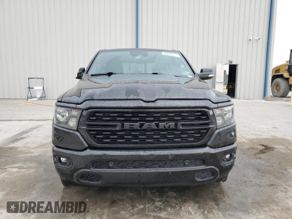 2022 Ram 1500 Big Horn with VIN 1C6RREMT9NN265838, listed as a Copart auction lot 88808215 with 88,050 mi miles and Salvage Title. Bid and sale history available at carsss.com. Image 5.