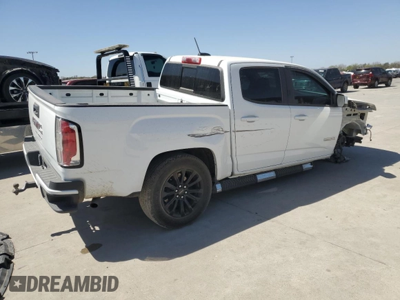 2021 GMC Canyon 2WD Elevation with VIN 1GTG5CENXM1293587, listed as a Copart auction lot 48582395 with 18,708 mi miles and Salvage title. Bid and sale history available at DreamBid. Image 3.