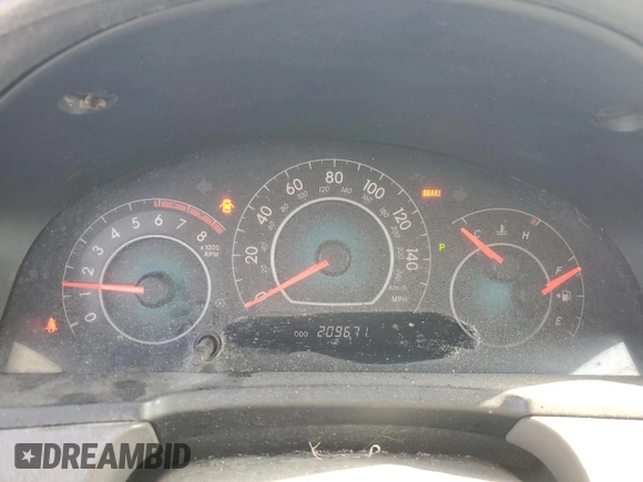 2007 Toyota Solara SE with VIN 4T1FA38P77U117082, listed as a Copart auction lot 55342915 with 209,671 mi miles and Salvage Title. Bid and sale history available at DreamBid. Image 9.