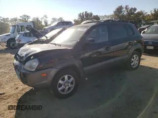 2005 Hyundai Tucson GLS with VIN KM8JN12D45U065618, listed as a Copart auction lot 77370754 with 87,525 mi miles and Salvage Title. Bid and sale history available at carsss.com. Image 1.