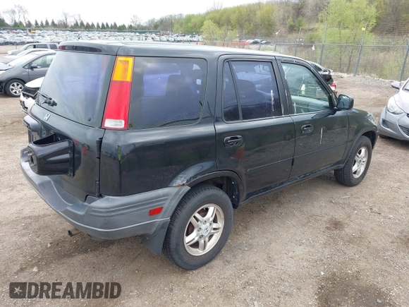 2001 Honda CR-V EX with VIN JHLRD186X1C038736, listed as a IAAI auction lot 42133407 with 222,378 mi miles. Bid and sale history available at carsss.com. Image 4.