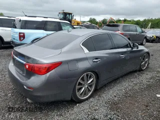 2015 Infiniti Q50 Sport z VIN JN1BV7AP2FM337322, wystawiony jako Copart lot #58324755 z przebiegiem 60 781 mil mil oraz Szkoda całkowita • Salvage title. Historia ofert i sprzedaży dostępna na DreamBid. Obrazek 3.