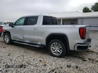 2022 GMC Sierra 1500 Limited SLT with VIN 3GTU9DED9NG156258, listed as a Copart auction lot 79360884 with 37,883 mi miles and Salvage Title. Bid and sale history available at carsss.com. Image 2.