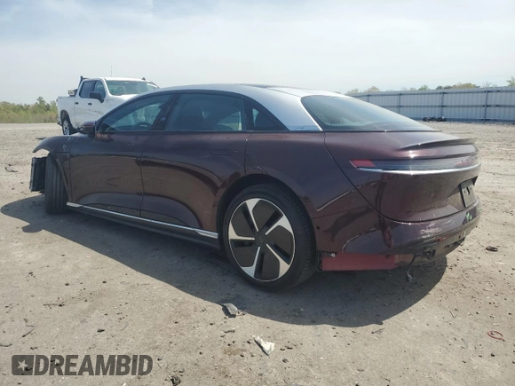 2023 Lucid Air Touring z VIN 50EA1TEA9PA004570, wystawiony jako Copart lot #51908985 z przebiegiem Nie podano mil oraz Szkody całkowita. Historia ofert i sprzedaży dostępna na DreamBid. Obrazek 2.