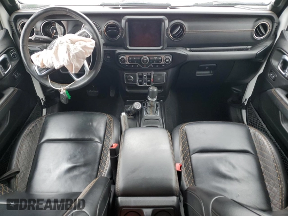 2021 Jeep Wrangler Unlimited Sahara with VIN 1C4HJXEG1MW504154, listed as a Copart auction lot 51131825 with 29,146 mi miles and Salvage title. Bid and sale history available at DreamBid. Image 8.