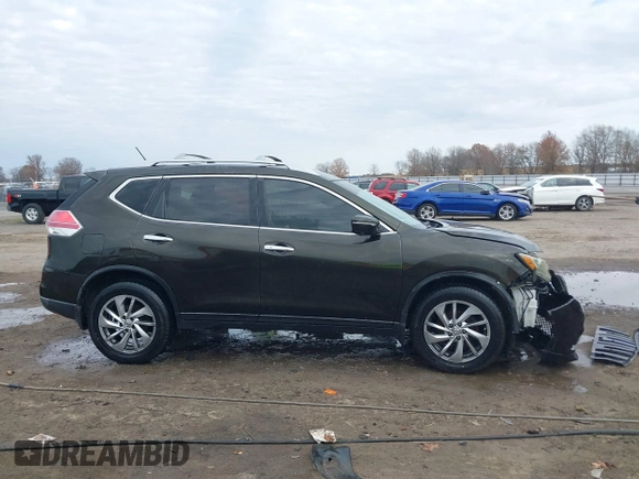 2014 Nissan Rogue S with VIN 5N1AT2MV1EC770125, listed as a IAAI auction lot 41152682 with 153,147 mi miles. Bid and sale history available at carsss.com. Image 13.