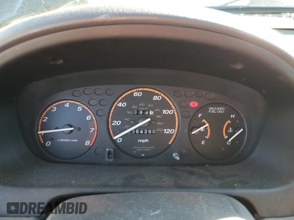 1998 Honda CR-V LX with VIN JHLRD1747WC076559, listed as a Copart auction lot 72999904 with 254,290 mi miles and Clean Title. Bid and sale history available at carsss.com. Image 9.