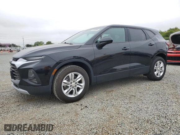 2021 Chevrolet Blazer LT with VIN 3GNKBBRA9MS504952, listed as a Copart auction lot 59342505 with 33,882 mi miles and Salvage title. Bid and sale history available at DreamBid. Image 1.