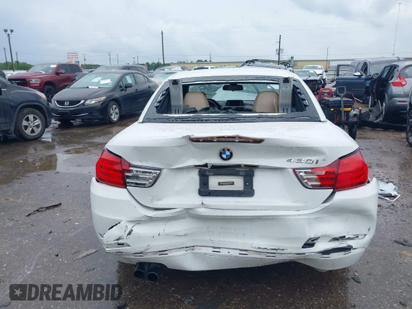 2017 BMW 4 Series 430i z VIN WBA4U7C52H5H19190, wystawiony jako IAAI lot #42086394 z przebiegiem 202 020 mil mil oraz . Historia ofert i sprzedaży dostępna na DreamBid. Obrazek 16.