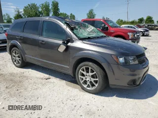 2017 Dodge Journey GT z VIN 3C4PDDEGXHT696512, wystawiony jako Copart lot #58516885 z przebiegiem 70 207 mil mil oraz Czysty tytuł • Clean title. Historia ofert i sprzedaży dostępna na DreamBid. Obrazek 4.