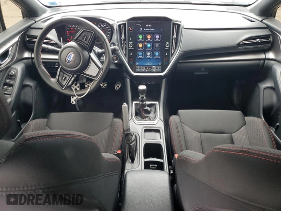 2023 Subaru WRX Premium with VIN JF1VBAF61P9809987, listed as a Copart auction lot 58935475 with 19,217 mi miles and Salvage title. Bid and sale history available at DreamBid. Image 8.