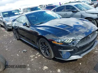 2020 Ford Mustang EcoBoost with VIN 1FA6P8TH4L5161843, listed as a IAAI auction lot 42242171 with 45,892 mi miles and . Bid and sale history available at DreamBid. Image 1.