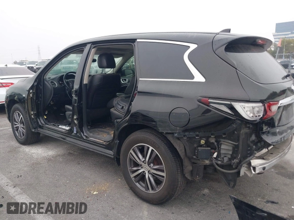 2019 Infiniti QX60 LUXE with VIN 5N1DL0MN7KC500202, listed as a IAAI auction lot 41229623 with 103,626 mi miles. Bid and sale history available at carsss.com. Image 18.