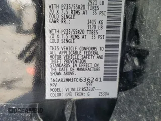 2015 Nissan Pathfinder Platinum с VIN 5N1AR2MM3FC636241, выставлен на аукционе Copart как лот 52376665 с пробегом 142 148 миль миль и Списание • Salvage title. История ставок и продаж доступна на DreamBid. Изображение 15.
