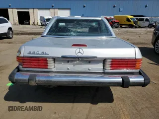 1988 Mercedes-Benz 560 Series 560SL with VIN WDBBA48D6JA080676, listed as a Copart auction lot 49995985 with 66,376 mi miles and Salvage Title. Bid and sale history available at carsss.com. Image 6.
