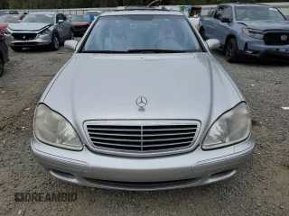 2001 Mercedes-Benz S-Class with VIN WDBNG75JX1A159582, listed as a Copart auction lot 88514775 with 114,592 mi miles and Clean Title. Bid and sale history available at carsss.com. Image 5.