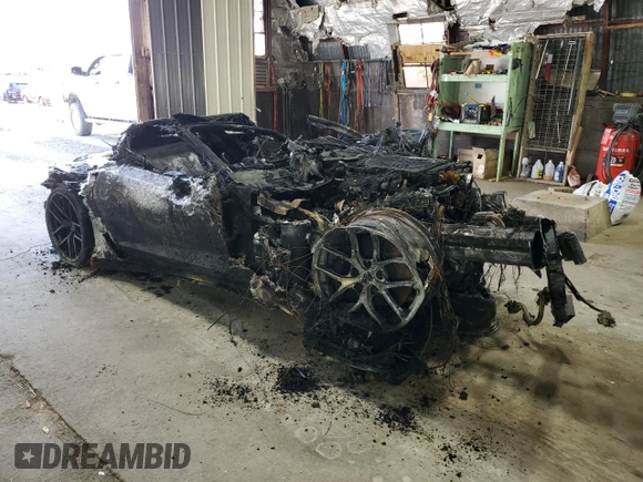 2015 Chevrolet Corvette Z06 1LZ with VIN 1G1YN2D60F5603548, listed as a Copart auction lot 76451274 with 0 mi miles and Salvage Title. Bid and sale history available at carsss.com. Image 4.