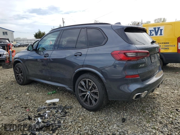 2019 BMW X5 xDrive40i with VIN 5UXCR6C51KLL64358, listed as a Copart auction lot 53716225 with 80,696 mi miles and Salvage title. Bid and sale history available at DreamBid. Image 2.