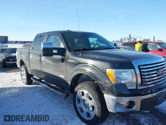 2011 Ford F-150 XLT with VIN 1FTFW1ETXBFA53080, listed as a IAAI auction lot 41632983 with 139,814 mi miles. Bid and sale history available at carsss.com. Image 1.