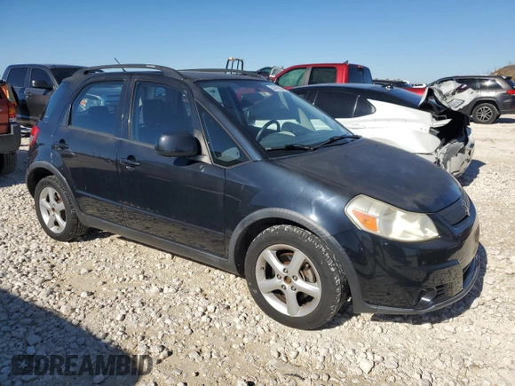 2008 Suzuki SX4 Regional Edition with VIN JS2YA413285105160, listed as a Copart auction lot 84409534 with 93,581 mi miles and Salvage Title. Bid and sale history available at DreamBid. Image 4.