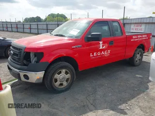 2013 Ford F-150 XL with VIN 1FTEX1CM2DKG41117, listed as a IAAI auction lot 42035732 with 1 mi miles. Bid and sale history available at carsss.com. Image 2.