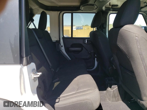 2018 Jeep Wrangler Unlimited Sport with VIN 1C4HJXDN1JW289418, listed as a Copart auction lot 50494925 with 85,408 mi miles and Salvage title. Bid and sale history available at DreamBid. Image 11.