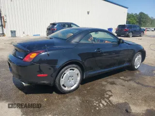 2003 Lexus SC 430 with VIN JTHFN48Y730047333, listed as a Copart auction lot 52112085 with 106,750 mi miles and Salvage title. Bid and sale history available at DreamBid. Image 3.