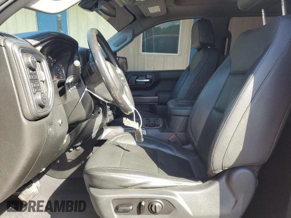 2020 Chevrolet Silverado 1500 LTZ with VIN 1GCUYGELXLZ153782, listed as a Copart auction lot 46898005 with 87,331 mi miles and Non Repairable. Bid and sale history available at DreamBid. Image 7.