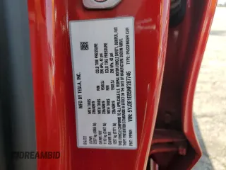 2022 Tesla Model 3 Long Range with VIN 5YJ3E1EB5NF287746, listed as a Copart auction lot 55124115 with 99,767 mi miles and Clean Title. Bid and sale history available at DreamBid. Image 12.