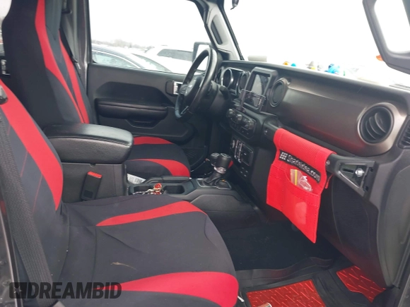 2018 Jeep Wrangler Unlimited Sport S z VIN 1C4HJXDG4JW228078, wystawiony jako IAAI lot #41381520 z przebiegiem 58 899 mil mil oraz . Historia ofert i sprzedaży dostępna na DreamBid. Obrazek 5.