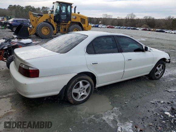 2002 Acura TL w/Navigation with VIN 19UUA56752A026737, listed as a Copart auction lot 88704285 with 0 mi miles and Salvage Title. Bid and sale history available at carsss.com. Image 3.