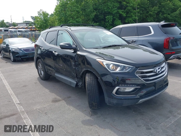 2017 Hyundai Santa Fe 2.4L with VIN 5NMZUDLB4HH030064, listed as a IAAI auction lot 42288147 with 89,297 mi miles and . Bid and sale history available at DreamBid. Image 1.