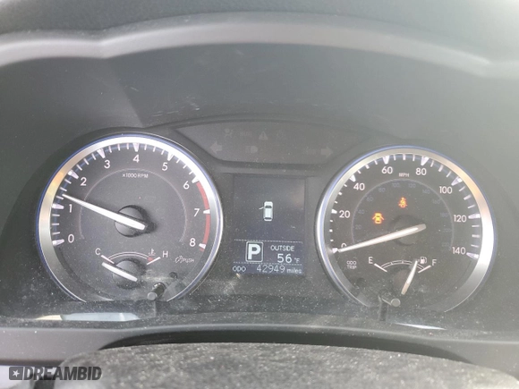 2016 Toyota Highlander LE with VIN 5TDZARFH9GS019885, listed as a Copart auction lot 49987835 with 42,949 mi miles and Salvage Title. Bid and sale history available at carsss.com. Image 9.
