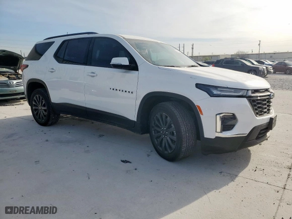 2023 Chevrolet Traverse RS with VIN 1GNEVJKW5PJ292416, listed as a Copart auction lot 50314205 with 13,488 mi miles and Salvage Title. Bid and sale history available at carsss.com. Image 4.