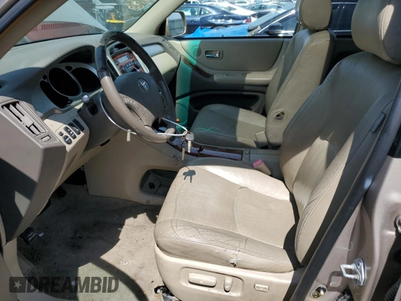 2007 Toyota Highlander Hybrid w/3rd Row with VIN JTEEW21A570041737, listed as a Copart auction lot 54431035 with 253,380 mi miles and Clean Title. Bid and sale history available at carsss.com. Image 7.