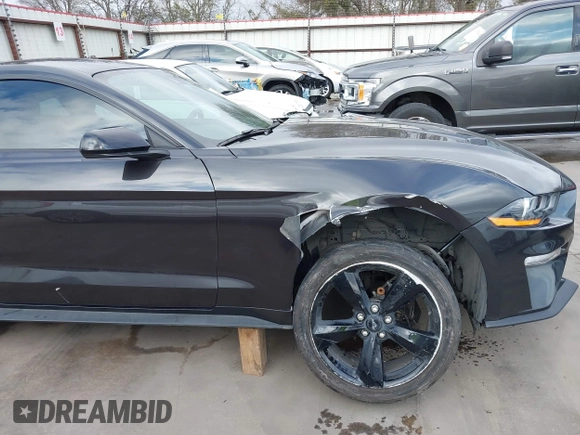 2023 Ford Mustang EcoBoost with VIN 1FA6P8TH6P5105960, listed as a IAAI auction lot 41185385 with 37,081 mi miles. Bid and sale history available at carsss.com. Image 6.