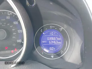 2019 Honda Fit LX with VIN 3HGGK5H43KM710749, listed as a IAAI auction lot 41834329 with 39,667 mi miles. Bid and sale history available at carsss.com. Image 15.