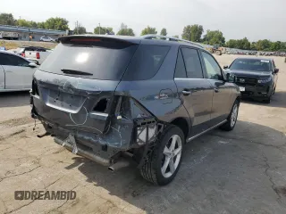 2016 Mercedes-Benz GLE 350 with VIN 4JGDA5HB2GA775644, listed as a Copart auction lot 71093374 with 114,675 mi miles and Salvage title. Bid and sale history available at DreamBid. Image 3.