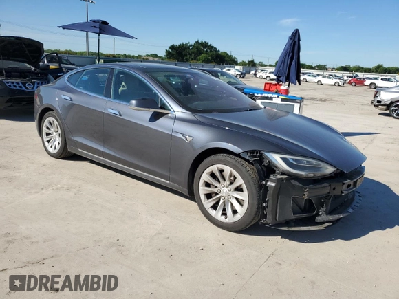 2017 Tesla Model S 60 with VIN 5YJSA1E14HF184188, listed as a Copart auction lot 55836495 with 94,623 mi miles and Salvage title. Bid and sale history available at DreamBid. Image 4.