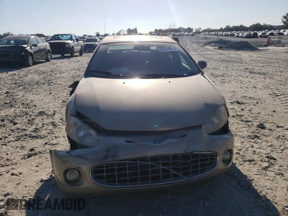 2002 Chrysler Sebring Touring with VIN 1C3AL56R52N240265, listed as a Copart auction lot 77464884 with 119,105 mi miles and Salvage title. Bid and sale history available at DreamBid. Image 5.