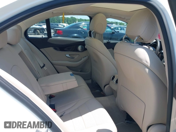 2017 Mercedes-Benz C 300 with VIN 55SWF4KB1HU183192, listed as a IAAI auction lot 42562516 with 29,356 mi miles and . Bid and sale history available at DreamBid. Image 8.