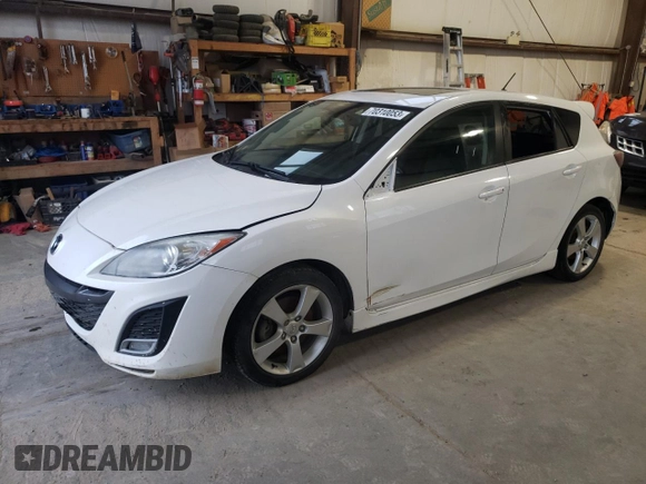 2010 Mazda 3 S Sport with VIN JM1BL1H56A1351402, listed as a Copart auction lot 46910135 with 207,441 mi miles and Salvage title. Bid and sale history available at DreamBid. Image 1.