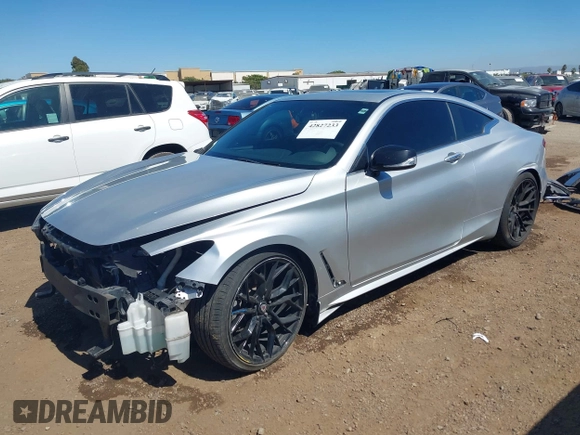 2018 Infiniti Q60 Luxe with VIN JN1EV7EK2JM343030, listed as a IAAI auction lot 42827233 with 97,945 mi miles and . Bid and sale history available at DreamBid. Image 18.