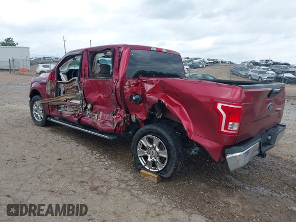 2017 Ford F-150 XL with VIN 1FTEW1CP5HFA51053, listed as a IAAI auction lot 41937593 with 119,050 mi miles and . Bid and sale history available at carsss.com. Image 3.