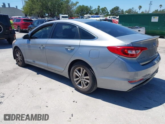 2017 Hyundai Sonata 2.4L with VIN 5NPE24AF2HH487503, listed as a IAAI auction lot 42029788 with 165,280 mi miles and . Bid and sale history available at carsss.com. Image 3.