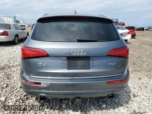 2017 Audi Q5 Premium Plus z VIN WA1L2AFP3HA006327, wystawiony jako Copart lot #54095365 z przebiegiem 136 802 mil mil oraz Szkody całkowita. Historia ofert i sprzedaży dostępna na DreamBid. Obrazek 6.