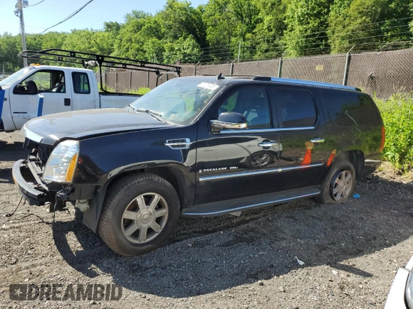 2008 Cadillac Escalade ESV with VIN 1GYFK66848R215970, listed as a Copart auction lot 57226505 with 255,076 mi miles and Salvage title. Bid and sale history available at DreamBid. Image 1.